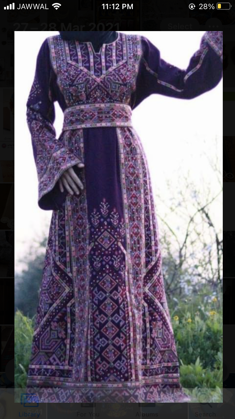 Traditional Palestinian dress